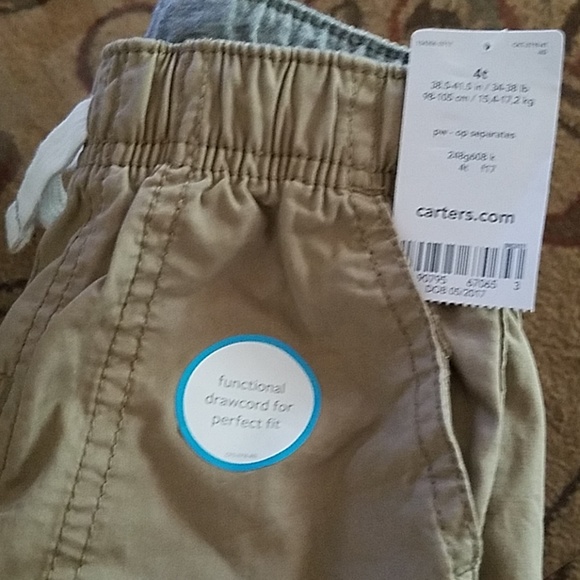 Carter Khaki Drawstring Pants - Picture 2 of 5